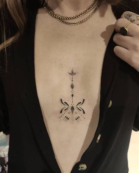 inbetween boob tattoo|63 Best between breast tattoos ideas in 2024